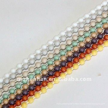 Rideau accessoire-rideau design-rideau adapté-4.5 * 6mm multi-couleur rouleau en plastique boule chaîne-rideau chaîne-perles chaîne